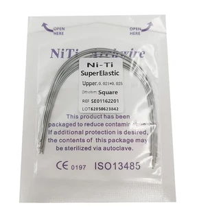 Super Elastice NiTi Square Wires